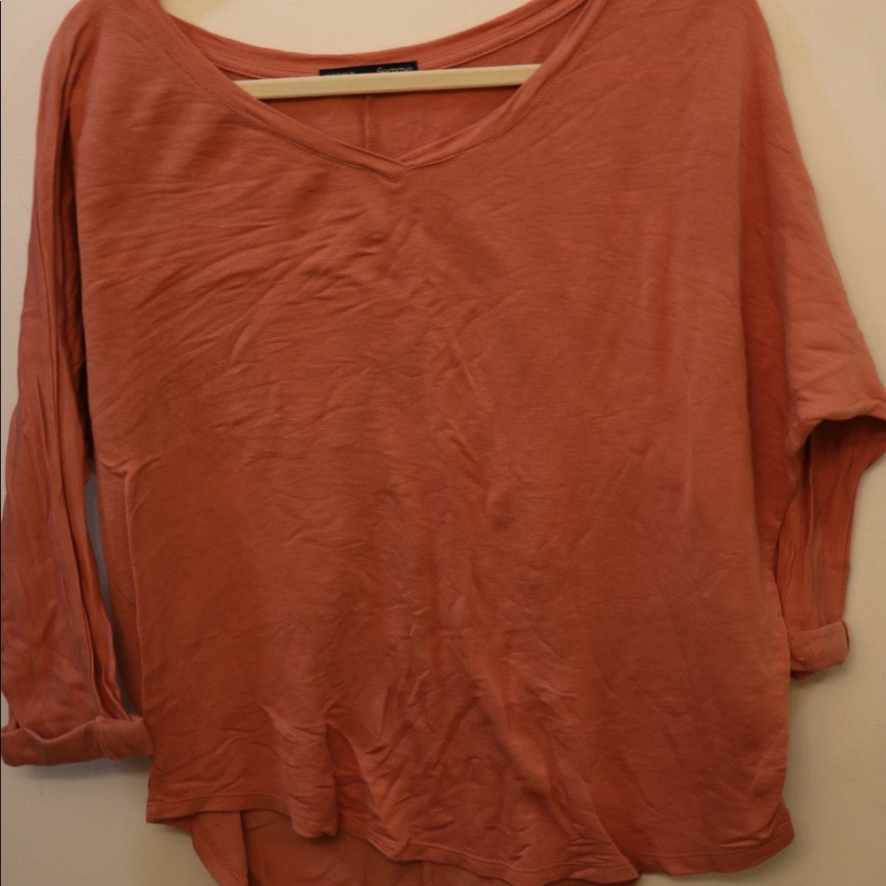 Flowy Peach Shirt